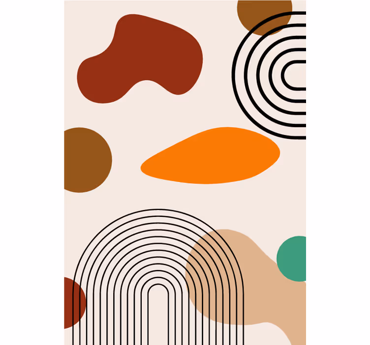 Roleta do łazienki łuki boho - TenStickers