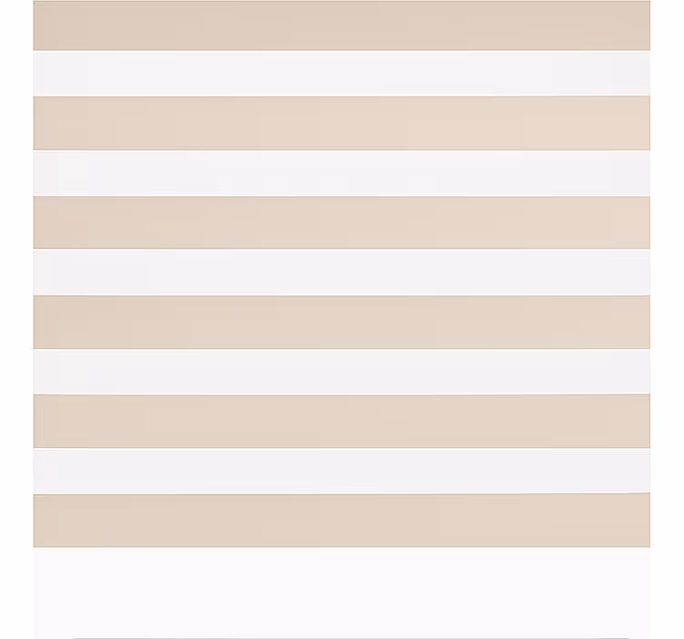 Roleta klasyczna kremowo-biały poziomy - TenStickers