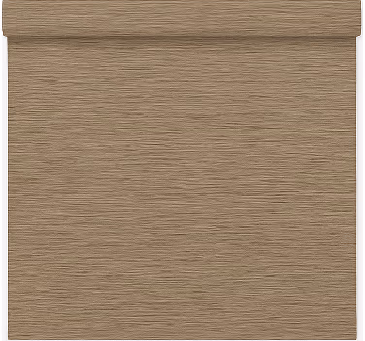 Roleta do salonu minimalistyczna brązowa tkanina - TenStickers