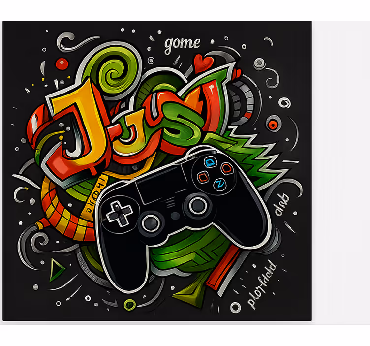 Roleta gamer kontroler do gier graffiti - TenStickers