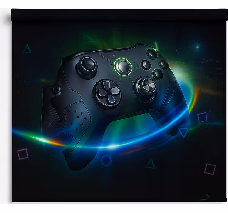 Roleta gamer neonowy futurystyczny kontroler do gier - TenStickers