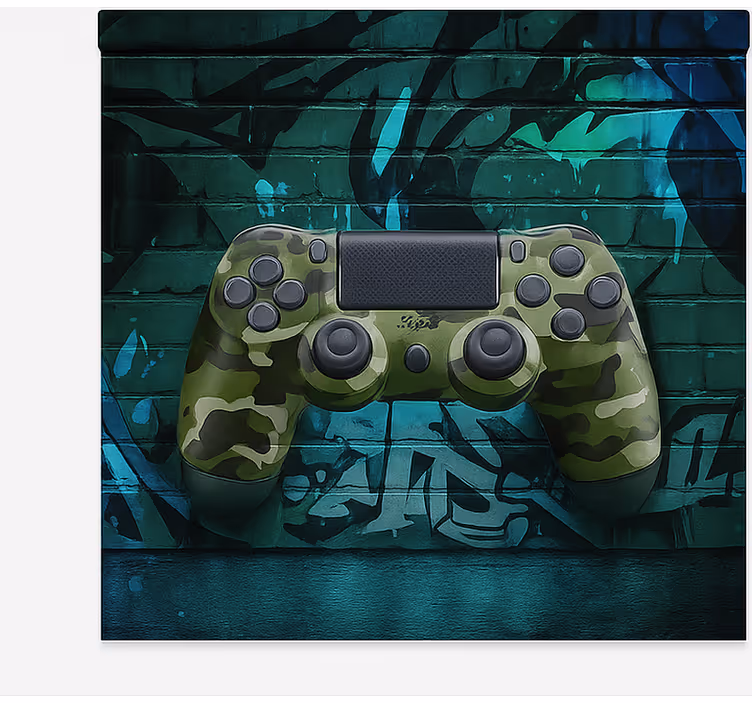 Roleta gamer kontroler do gry cammo graffiti - TenStickers