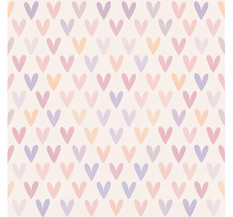 Roleta dla nastolatka wzór pastelowych serc - TenStickers