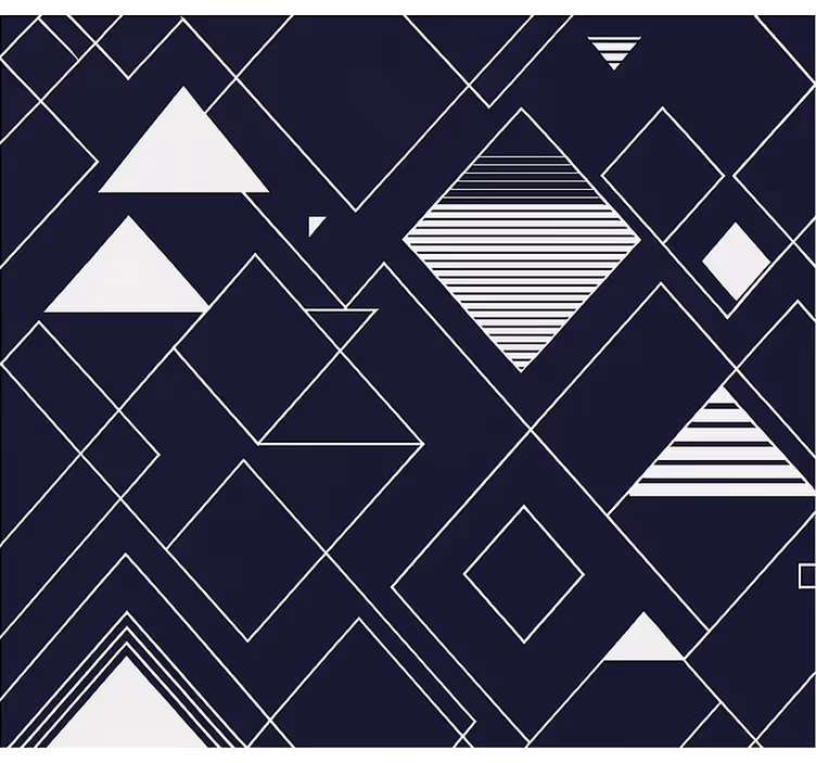 Roleta dla nastolatka geometria marynarki wojennej - TenStickers