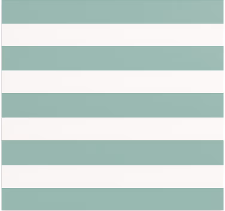 Roleta do jadalni turkusowo-zielony w paski - TenStickers