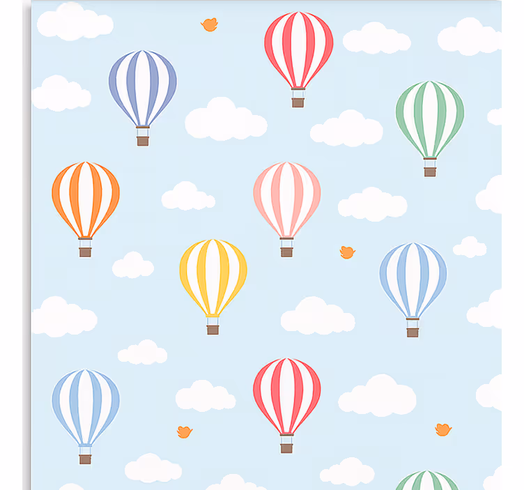 Skandynawska roleta w pastelowe balony - TenStickers