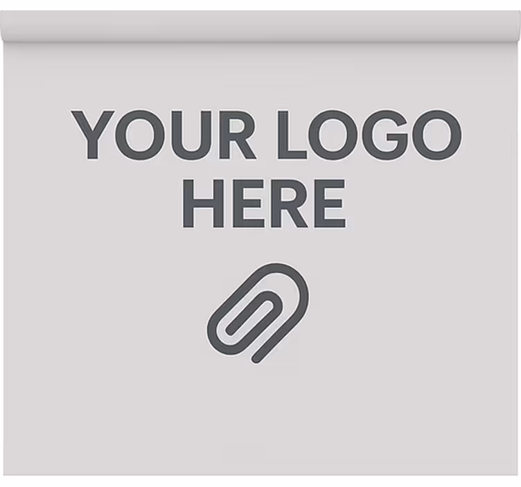 Roleta do biura z personalizowanym logo - TenStickers