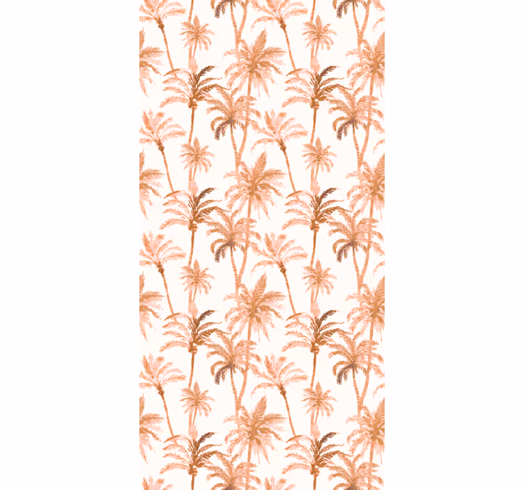 Roleta do łazienki siluety palm - TenStickers