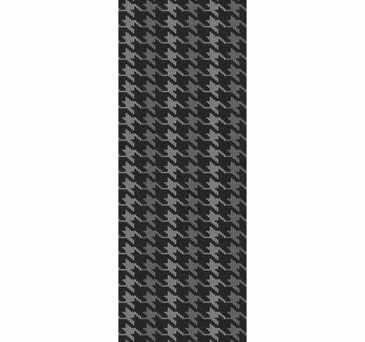 Roleta do biura w wzór houndstooth - TenStickers