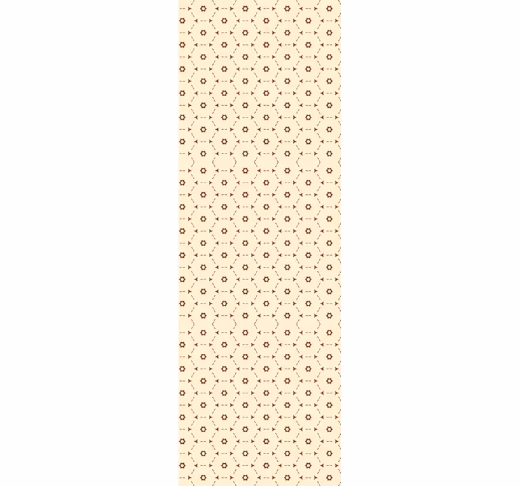 Roleta do biura w abstrakcyjny wzór heksagonów - TenStickers