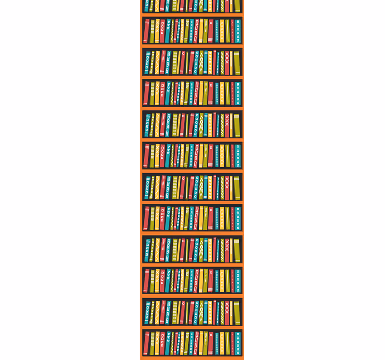 Roleta do biura w pełni kolorowej bibliotece - TenStickers