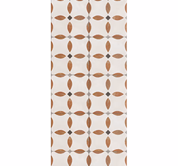 Roleta do kuchni w beżowy geometryczny wzór - TenStickers