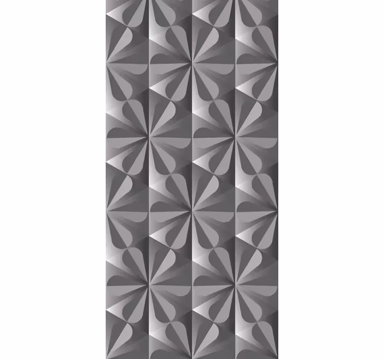 Roleta do kuchni w vintage geometryczne kwiaty - TenStickers