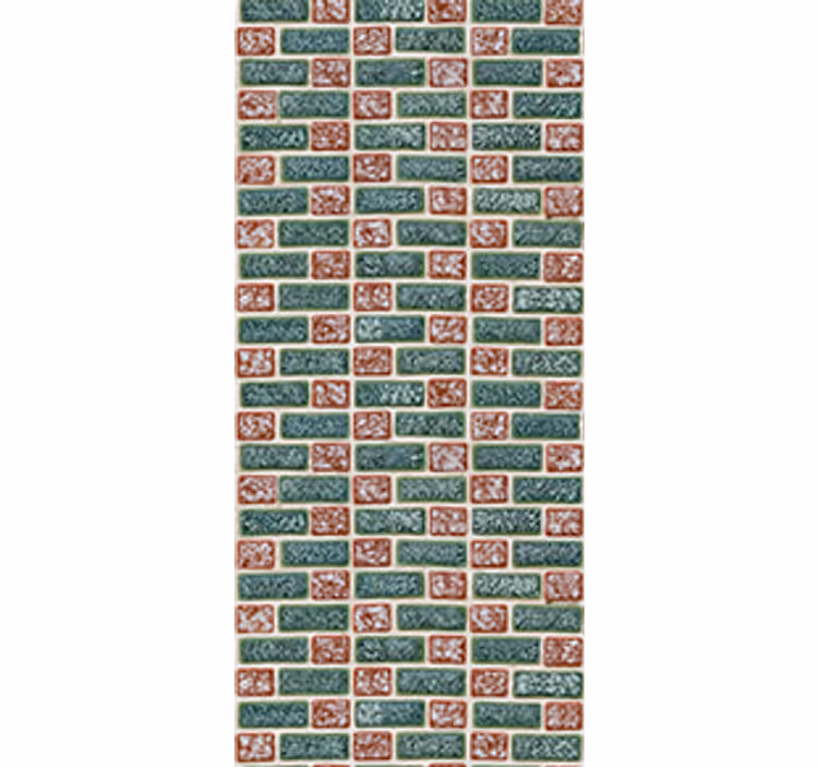 Roleta do kuchni w prostą cegłę - TenStickers