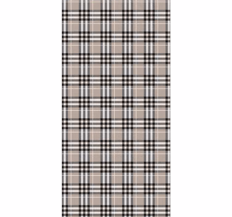 Roleta do kuchni w tradycyjny szary szkocki tartan - TenStickers