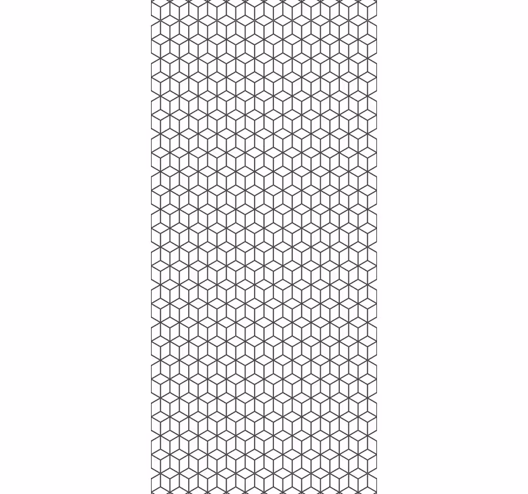 Roleta do kuchni w stylu nordyckim z kostkami - TenStickers