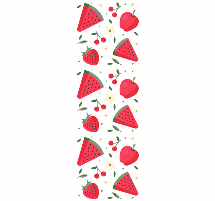 Roleta do kuchni z różnorodnym wzorem owoców - TenStickers