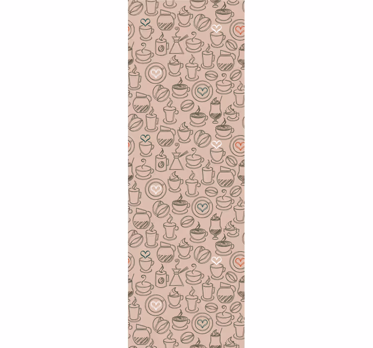 Roleta do kuchni uwielbiam kawę - TenStickers