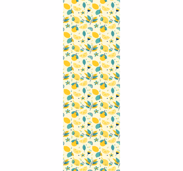 Roleta do kuchni w zabawne cytryny - TenStickers
