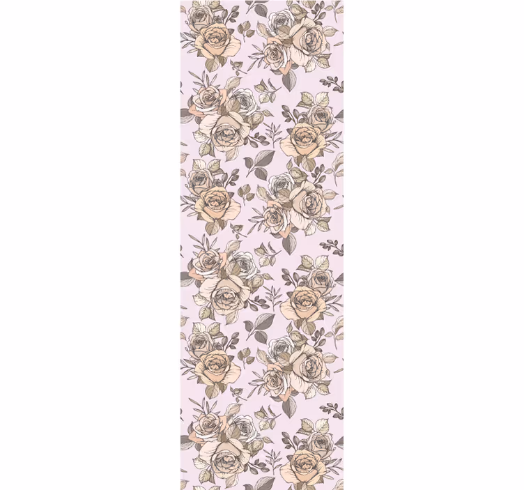 Roleta do jadalni w różanym stylu shabby chic - TenStickers