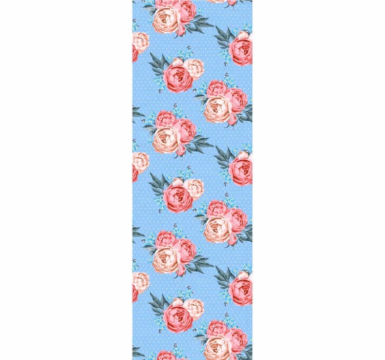 Roleta do jadalni w stylu shabby chic z wektorem - TenStickers