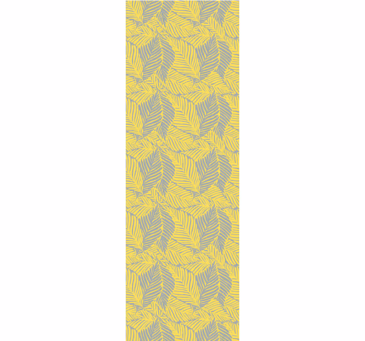 Roleta do jadalni liście tropikalne pantone - TenStickers