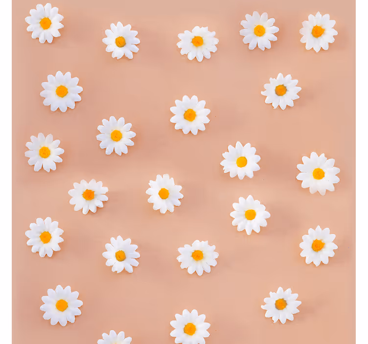 Roleta do jadalni w nowoczesny wzór stokrotek - TenStickers