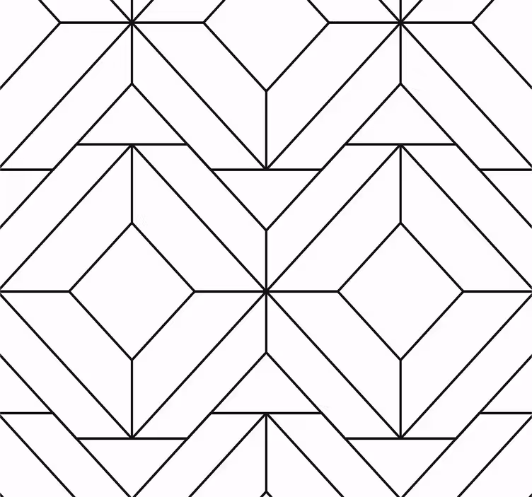Roleta do jadalni w geometryczne wzory nordyckie - TenStickers