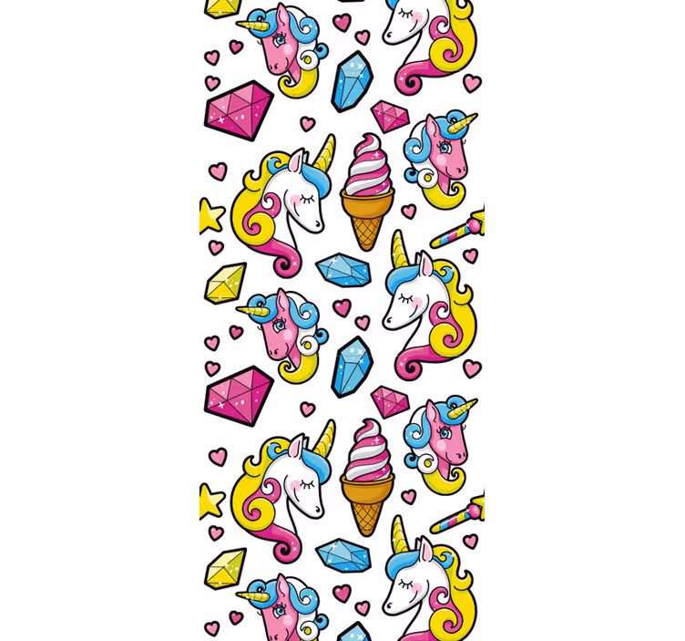 Roleta dla dzieci w motyw jednorożca - TenStickers