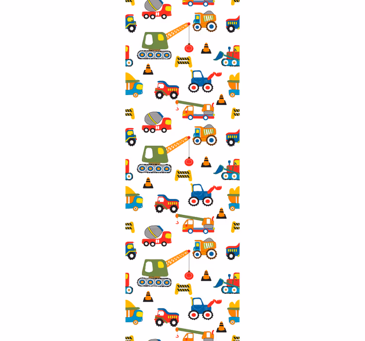 Roleta dla dzieci radość z budowy - TenStickers