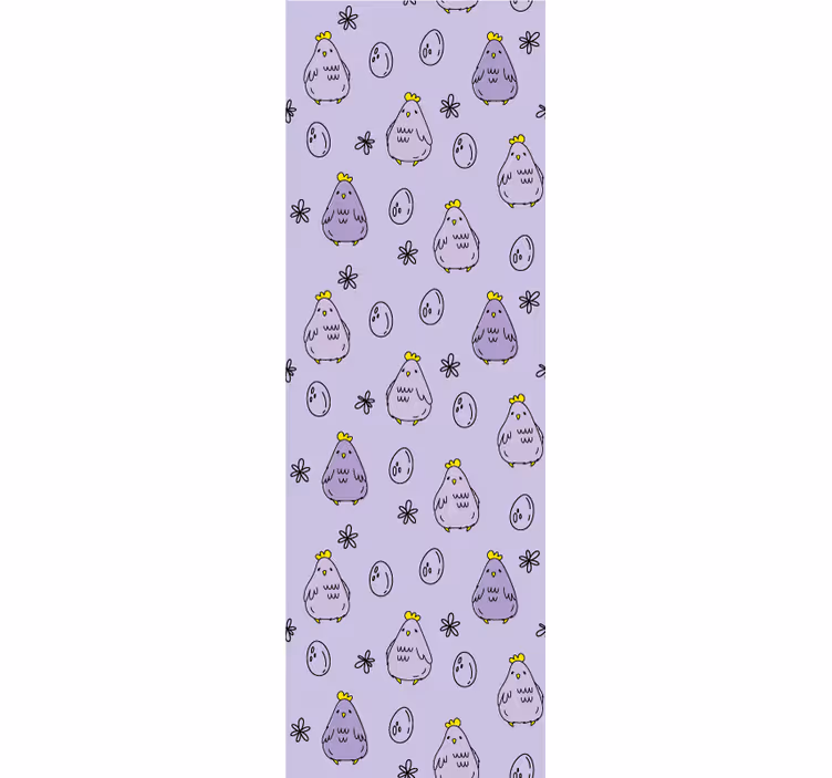 Roleta dla dzieci w wzór kurczaczków - TenStickers