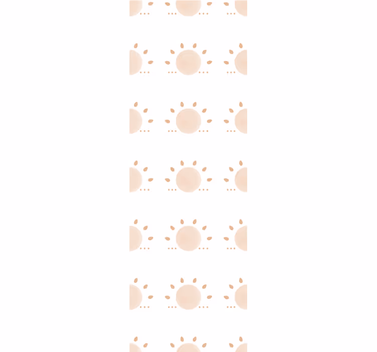 Roleta dla dzieci w stylu minimalistycznego słońca - TenStickers