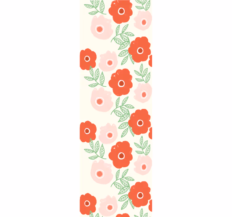 Roleta dla dzieci w kwiaty anemonów - TenStickers