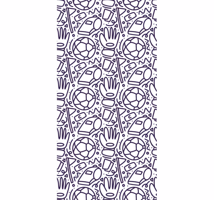 Roleta dla dzieci w sportowe wzory doodle - TenStickers