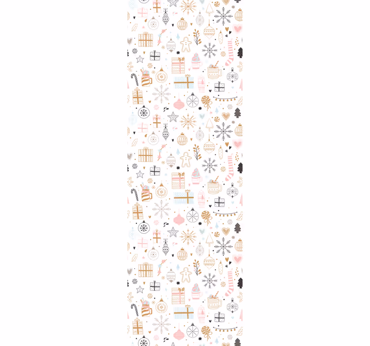 Roleta dla dzieci w zimowy wzór świąteczny - TenStickers