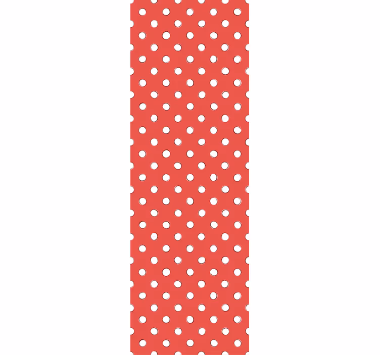 Roleta dla dzieci w białe retro kropki - TenStickers