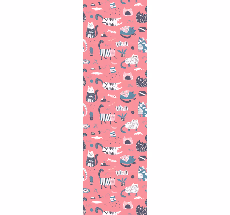 Roleta dla dzieci z nordyckimi kotami - TenStickers