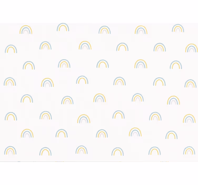Roleta dla dzieci w pastelowe tęcze - TenStickers