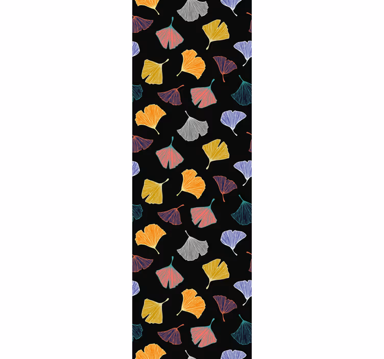Roleta do biura liść ginkgo caltero - TenStickers