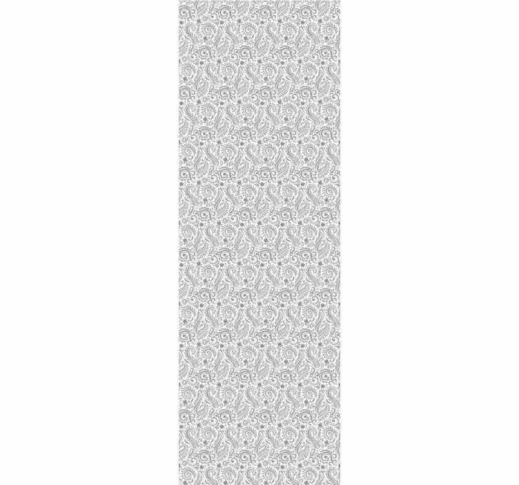 Roleta do biura kwiaty ozdobne w stylu vintage - TenStickers