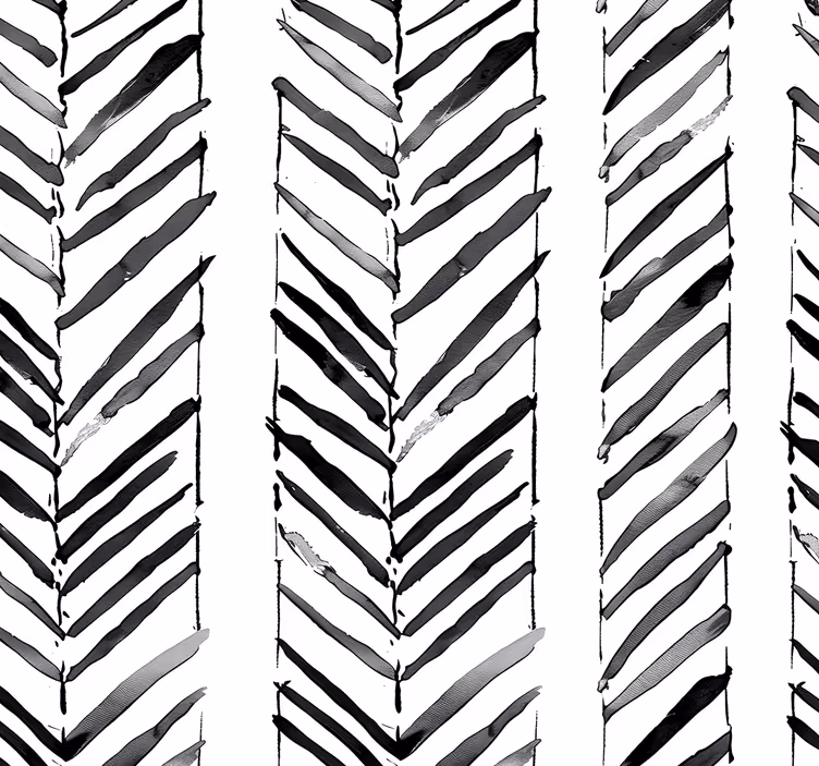 Roleta do biura w czarno-białe wzory geometryczne - TenStickers