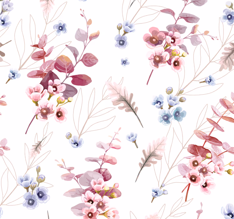 Roleta dla nastolatka ilustracja botaniczna - TenStickers