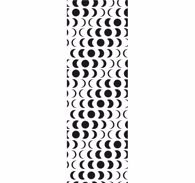 Roleta dla nastolatka w minimalistyczny wzór księżyca - TenStickers