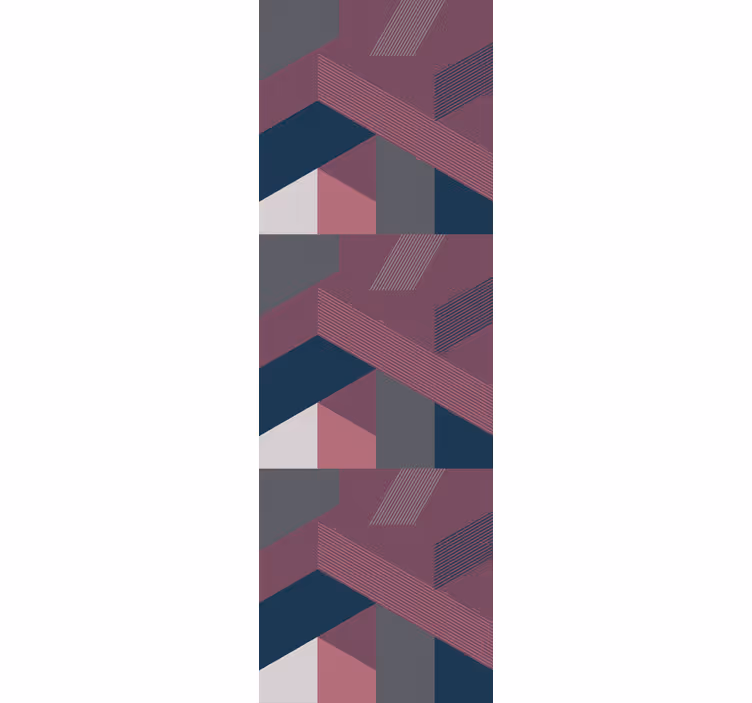 Roleta dla nastolatka w geometryczne kształty - TenStickers