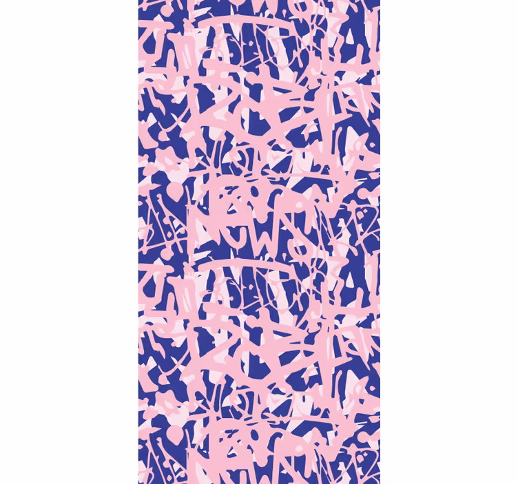 Roleta dla nastolatka w różowo-fioletowy graffiti - TenStickers