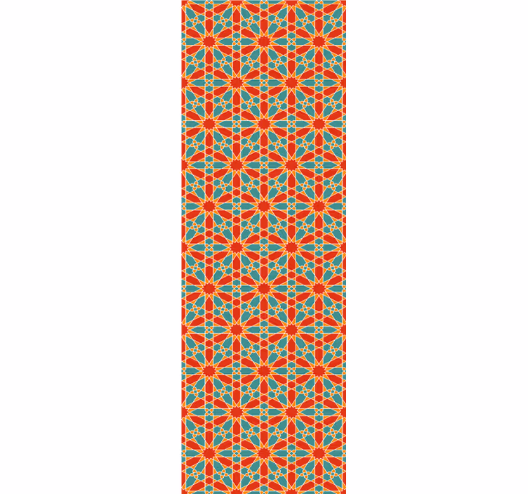 Roleta dla nastolatka z arabskim ornamentem geometrycznym - TenStickers