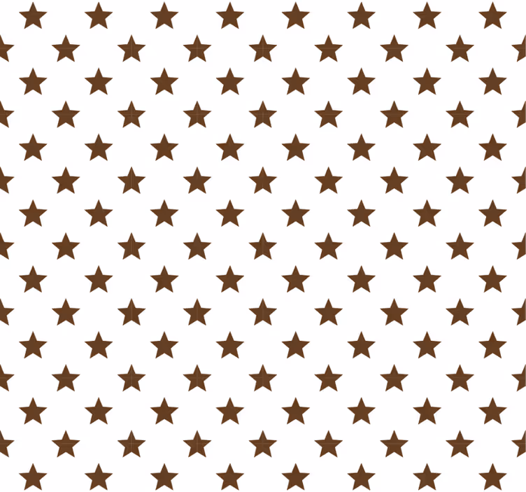 Roleta dla nastolatka brązowe gwiazdy - TenStickers