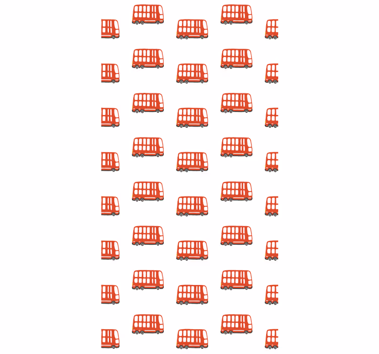 Roleta dla nastolatka w wzór londyńskiego autobusu - TenStickers