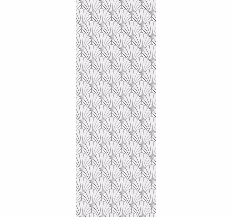 Nowoczesna roleta w elegancki wzór wachlarza - TenStickers