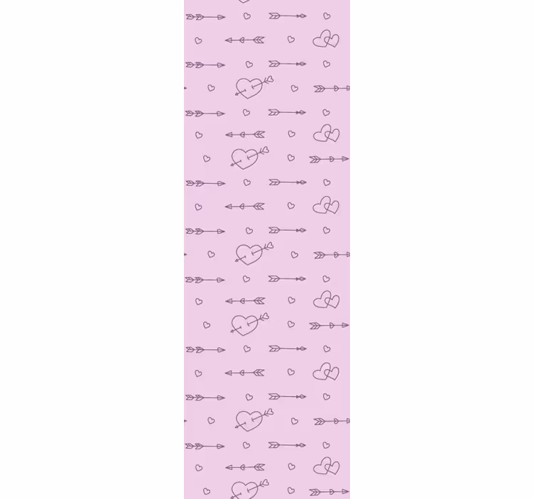 Nowoczesna roleta wzór dekoracyjny serc - TenStickers